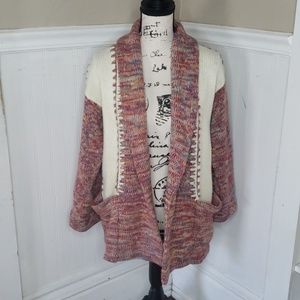 Vintage open front sweater
